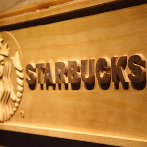 Starbucks Wood Sign