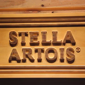 Stella Artois Wood Sign