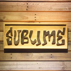 Sublime Wood Sign