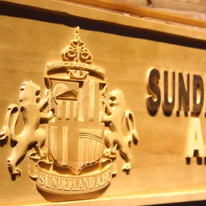 Sunderland AFC Wood Sign