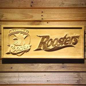 Sydney Roosters Wood Sign