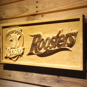 Sydney Roosters Wood Sign