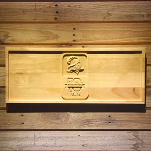Tampa Bay Buccaneers 10th Anniversary Logo Wood Sign - Legacy Edition
