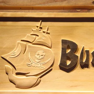 Tampa Bay Buccaneers 1997-2013 Ship Wood Sign - Legacy Edition