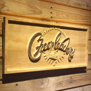 Tampa Bay Buccaneers Cheerleaders Wood Sign