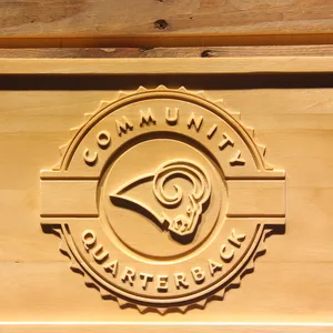 Tampa Bay Buccaneers Community Quarterback Wood Sign - Legacy Edition