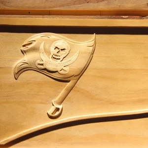 Tampa Bay Buccaneers Split Wood Sign