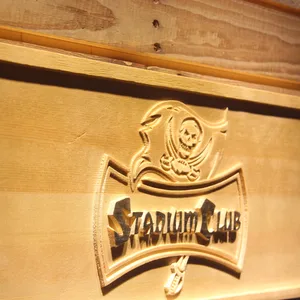 Tampa Bay Buccaneers Stadium Club Wood Sign - Legacy Edition