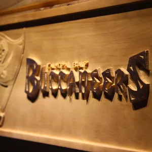 Tampa Bay Buccaneers Wood Sign