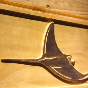 Tampa Bay Rays 1 Wood Sign