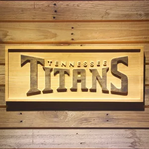 Tennessee Titans 1 Wood Sign