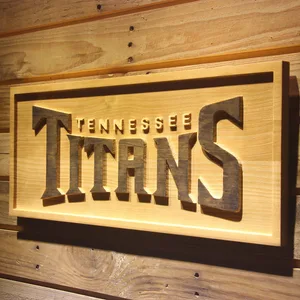 Tennessee Titans 1 Wood Sign
