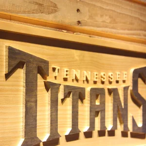 Tennessee Titans 1 Wood Sign