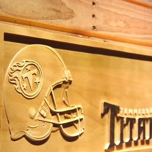 Tennessee Titans Helmet Wood Sign