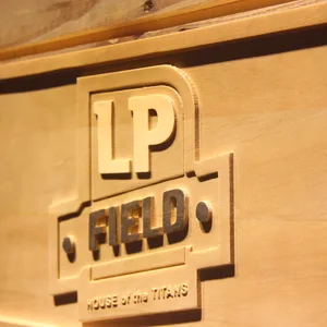 Tennessee Titans LP Field Wood Sign - Legacy Edition