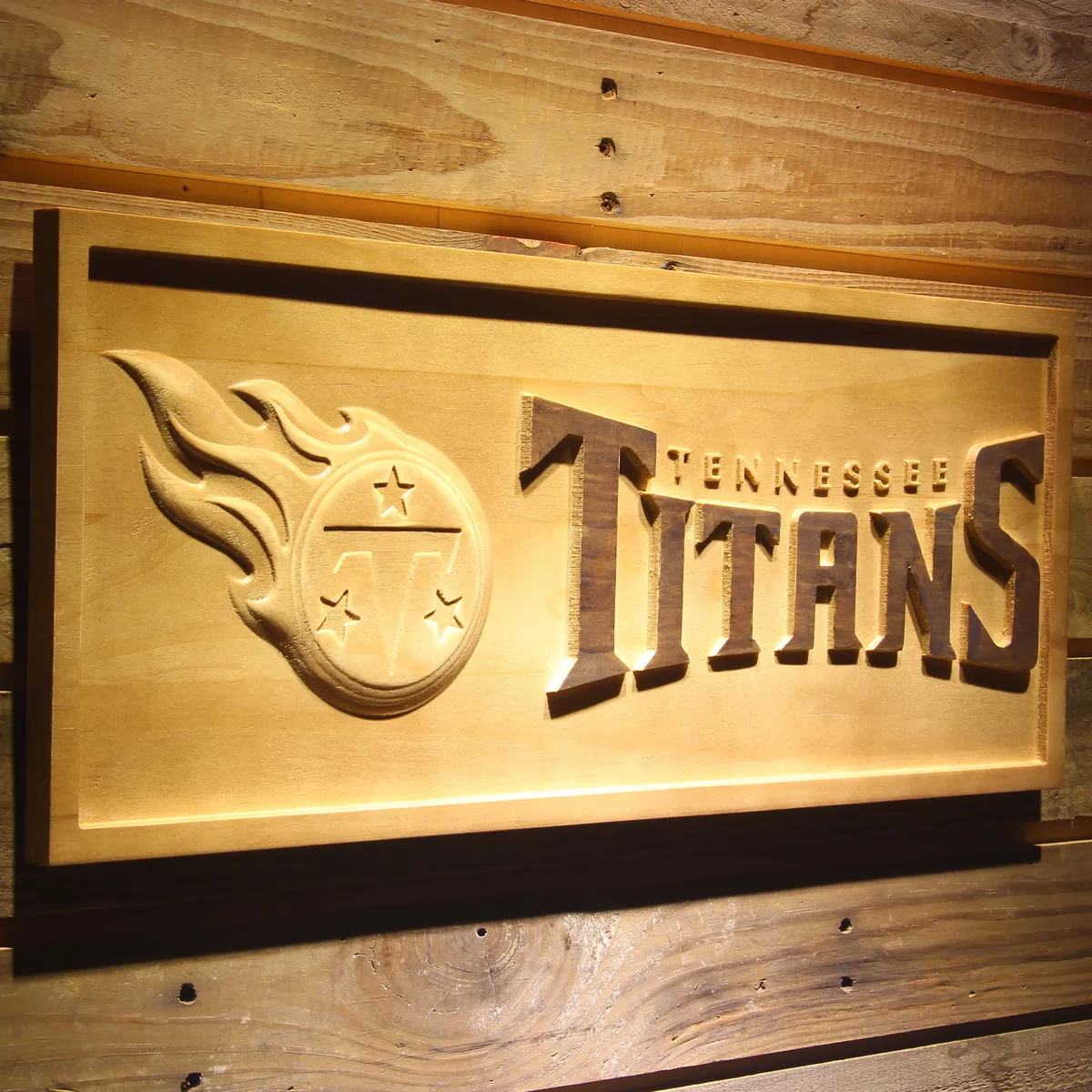 Tennessee Titans Wood Sign