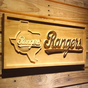 Texas Rangers 1984-1993 Wood Sign - Legacy Edition