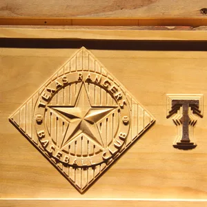 Texas Rangers 1994-2002 Wood Sign - Legacy Edition