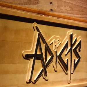 The Adicts Wood Sign