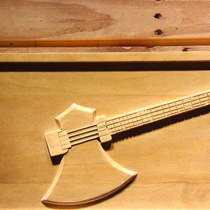 The Axe Bass Wood Sign