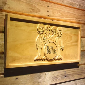 The Beatles Drum Wood Sign