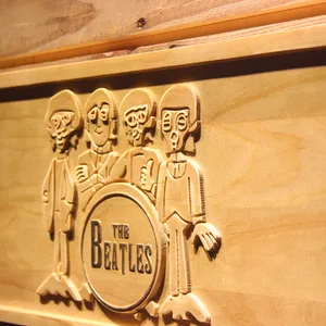 The Beatles Drum Wood Sign