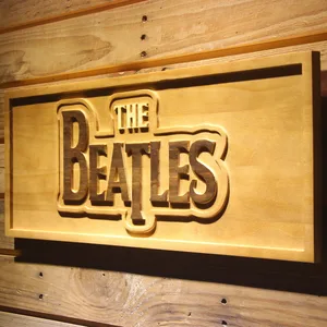 The Beatles Wood Sign