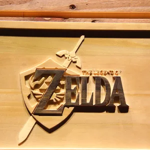 The Legend of Zelda Wood Sign