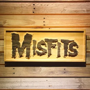 The Misfits Wood Sign