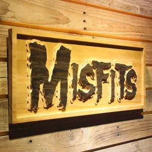 The Misfits Wood Sign