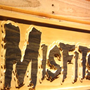 The Misfits Wood Sign
