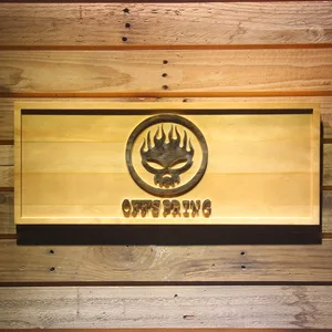 The Offspring Wood Sign