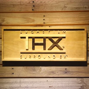 THX Surround EX Wood Sign