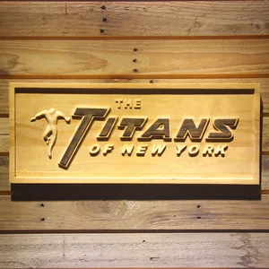 Titans of New York Wood Sign - Legacy Edition
