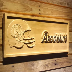 Toronto Argonauts Helmet Wood Sign