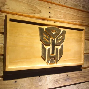Transformers Autobots Icon Wood Sign