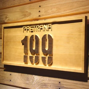 Travis Pastrana 199 Wood Sign