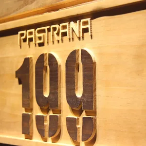 Travis Pastrana 199 Wood Sign
