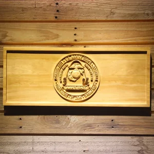 US Marine Corps 3rd Battalion 24th Marines Wood Sign