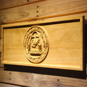 US Marine Corps 3rd Battalion 24th Marines Wood Sign
