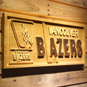Vancover Blazers Wood Sign - Legacy Edition