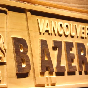 Vancover Blazers Wood Sign - Legacy Edition