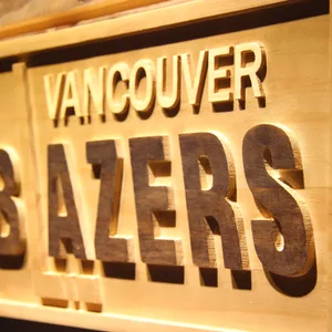 Vancover Blazers Wood Sign - Legacy Edition