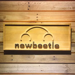 Volkswagen New Beetle Wood Sign