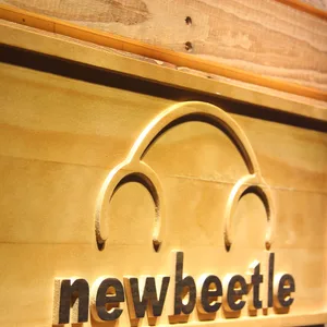 Volkswagen New Beetle Wood Sign