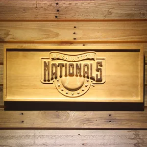Washington Nationals Wood Sign - Legacy Edition