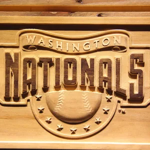 Washington Nationals Wood Sign - Legacy Edition