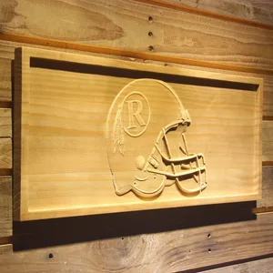 Washington Football Team 1970-1971 Helmet Wood Sign - Legacy Edition