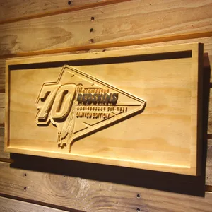Washington Football Team 70th Anniversary Logo Wood Sign - Legacy Edition