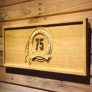 Washington Football Team 75th Anniversary Logo Wood Sign - Legacy Edition